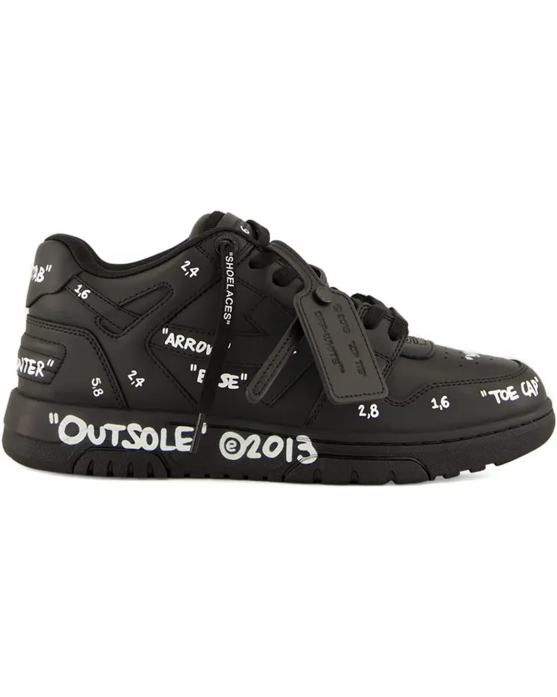 OFF-WHITE Out of Office Sneakers - Schwarz Schwarz