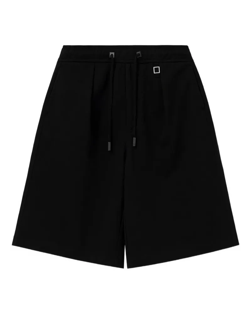 Wooyoungmi elasticated-waist pleated shorts - Blau Blau