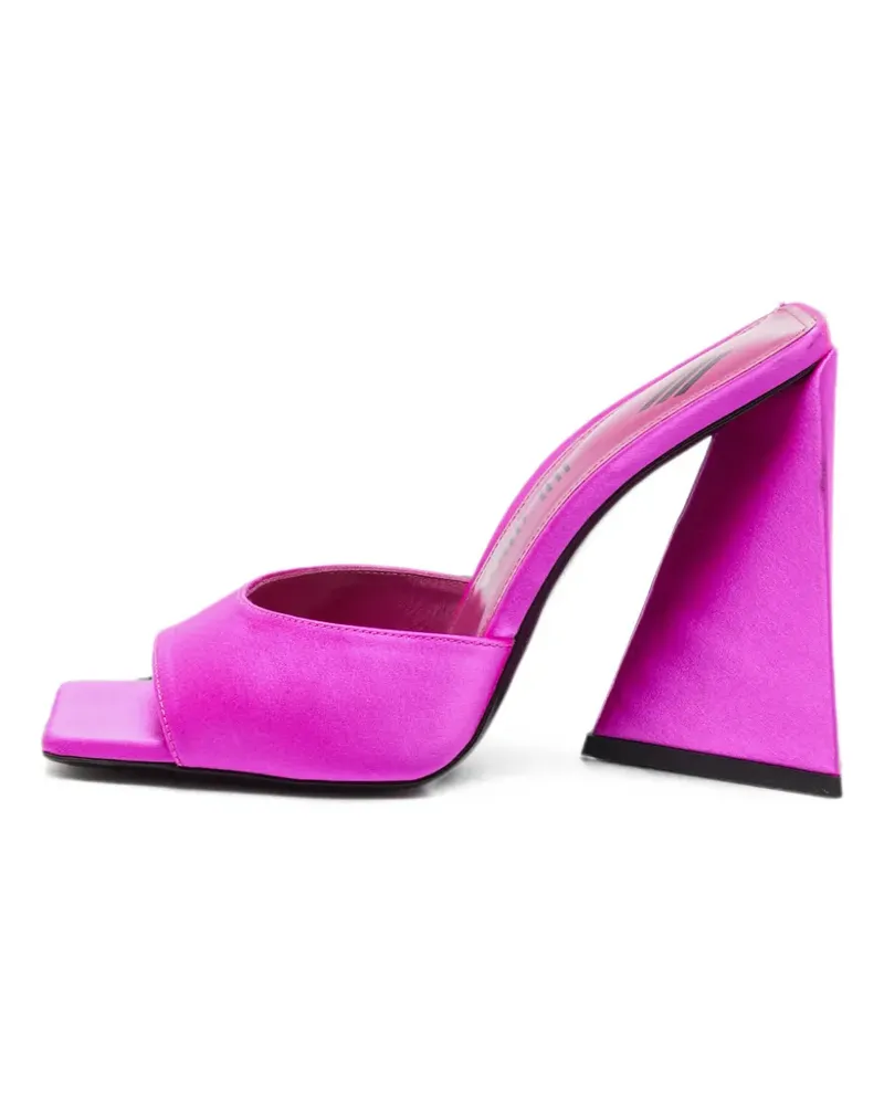 ATTICO Devon satin heeeled sandals - Rosa Rosa