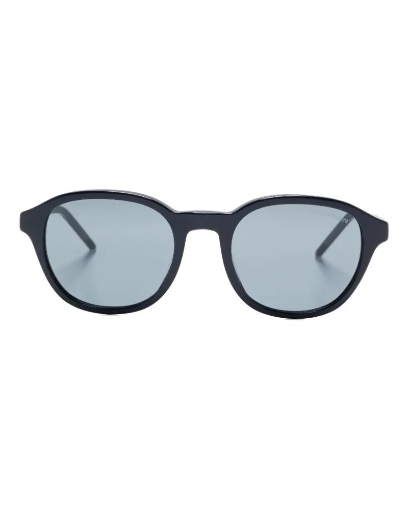 Emporio Armani round-frame sunglasses - Blau Blau