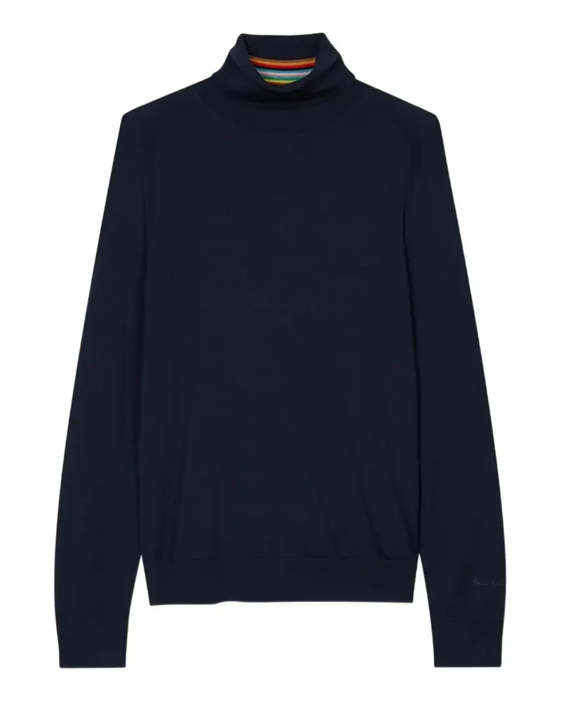 Paul Smith Merinopullover mit Rollkragen - Blau Blau