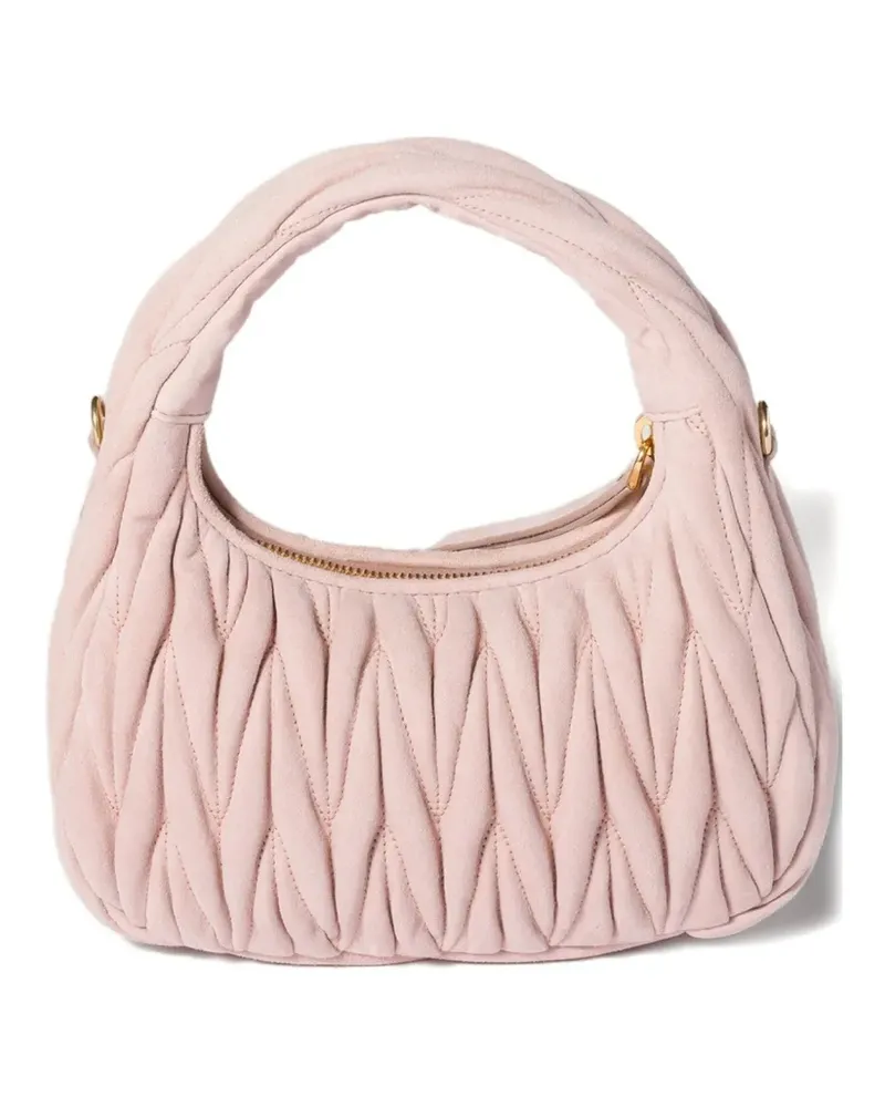 Miu Miu Handtasche aus Matelassé-Leder - Rosa Rosa
