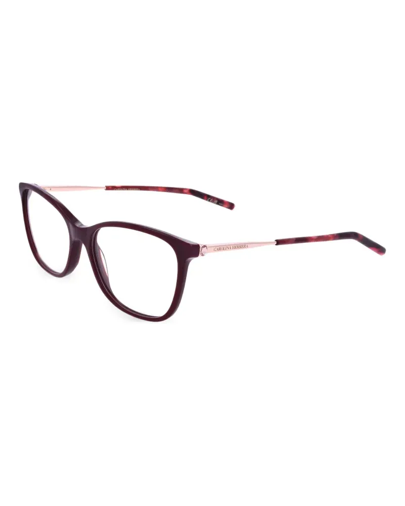 Carolina Herrera New York Cat-Eye-Brille mit Kristallen - Violett Violett