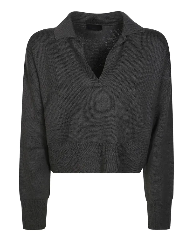 Dondup wool polo sweater - Grau Grau