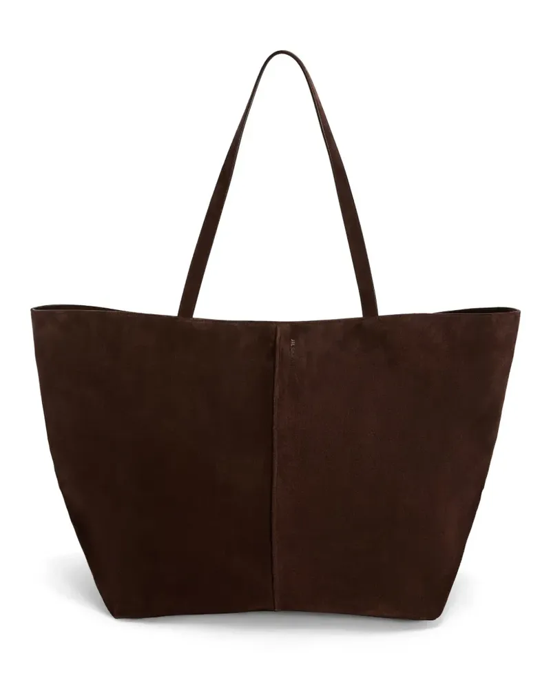 Jil Sander Linea Tote Bag aus Wildleder - Braun Braun