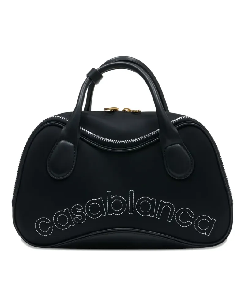 Casablanca Paris Shopper aus Leder - Schwarz Schwarz