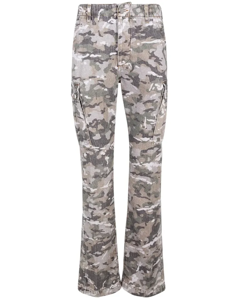 Amiri M65 Cargohose mit Camouflage-Print - Grün Grün