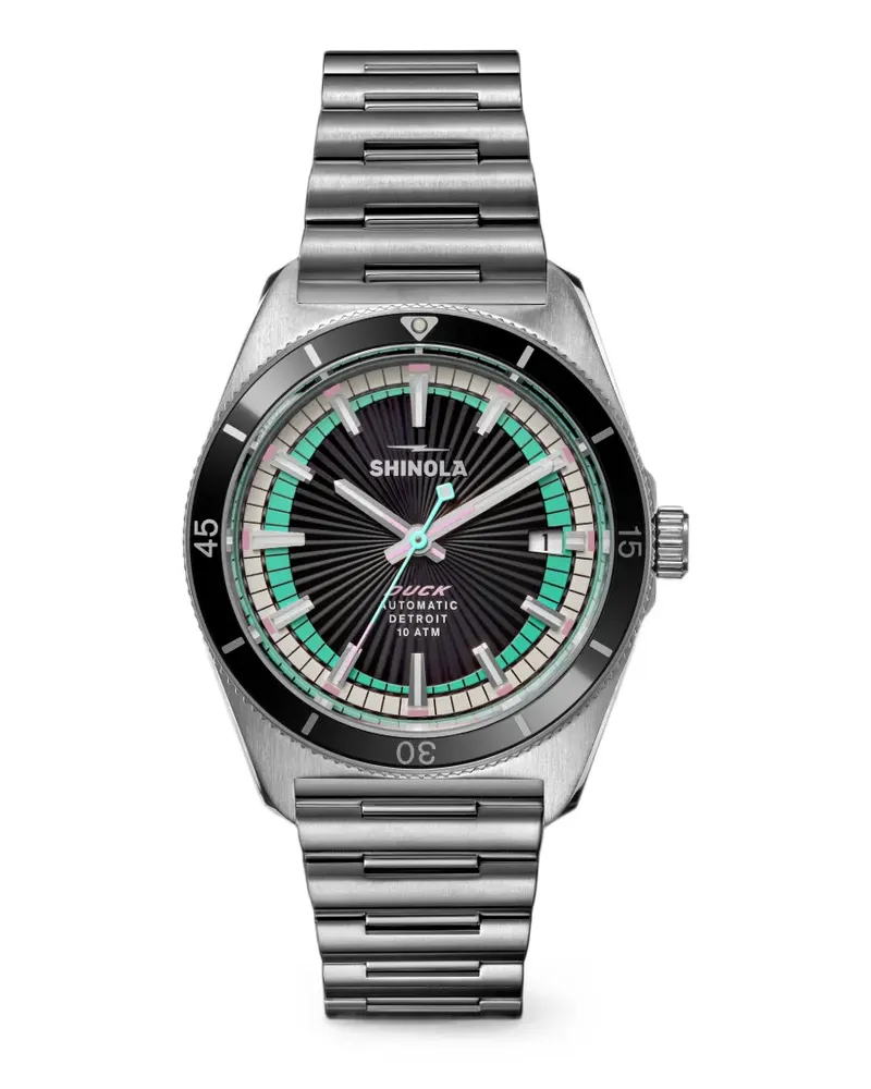 SHINOLA Duck Armbanduhr 38mm - Schwarz Schwarz
