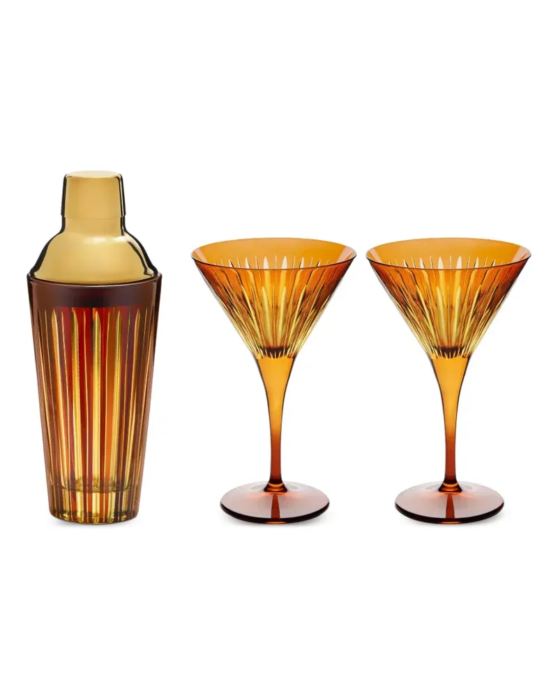 L’OBJET Prism Cocktailgläser (3er-Set) - Gelb Gelb