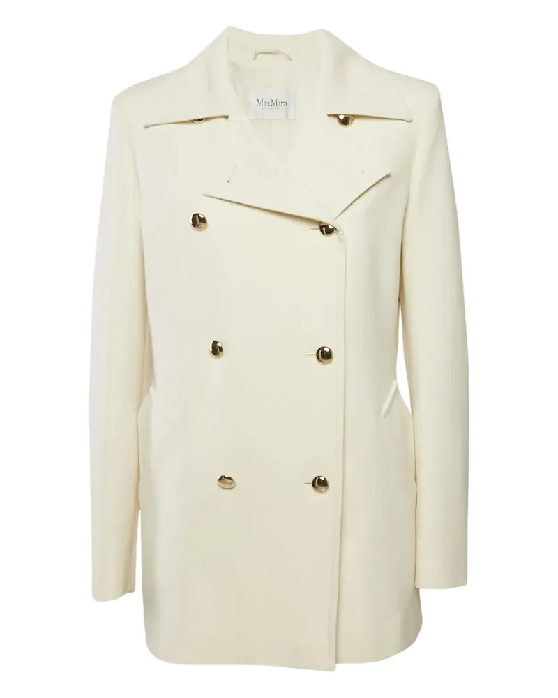 Max Mara Doppelreihiger Mantel - Nude Nude
