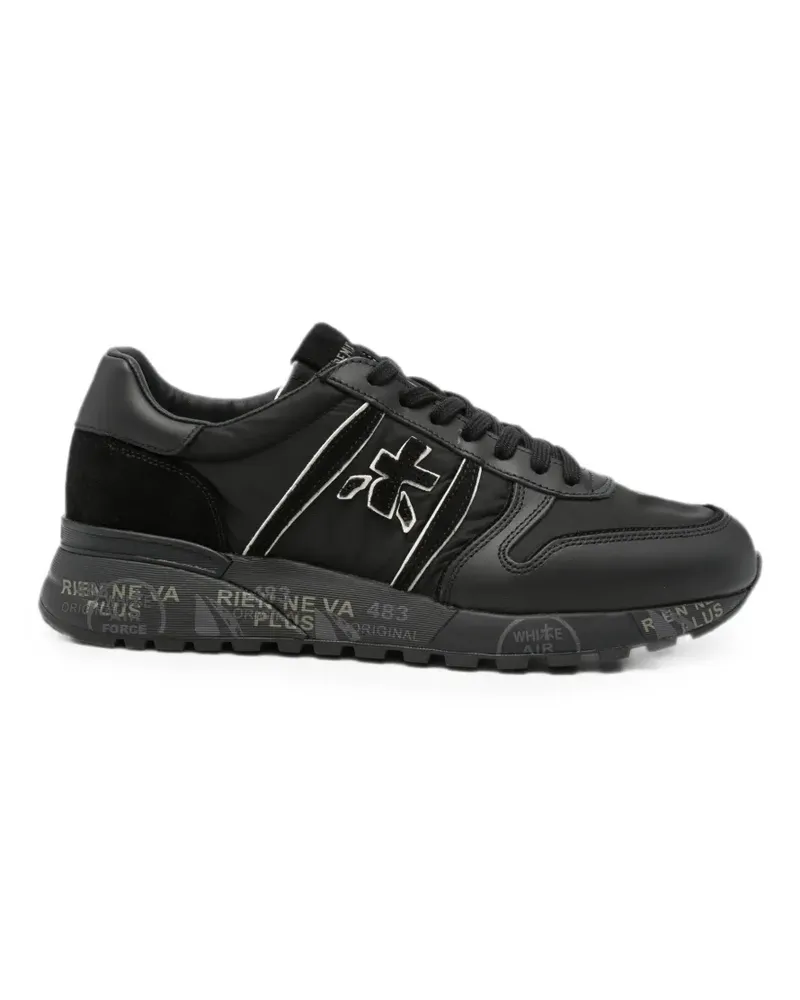 Premiata Lander panelled sneakers - Schwarz Schwarz