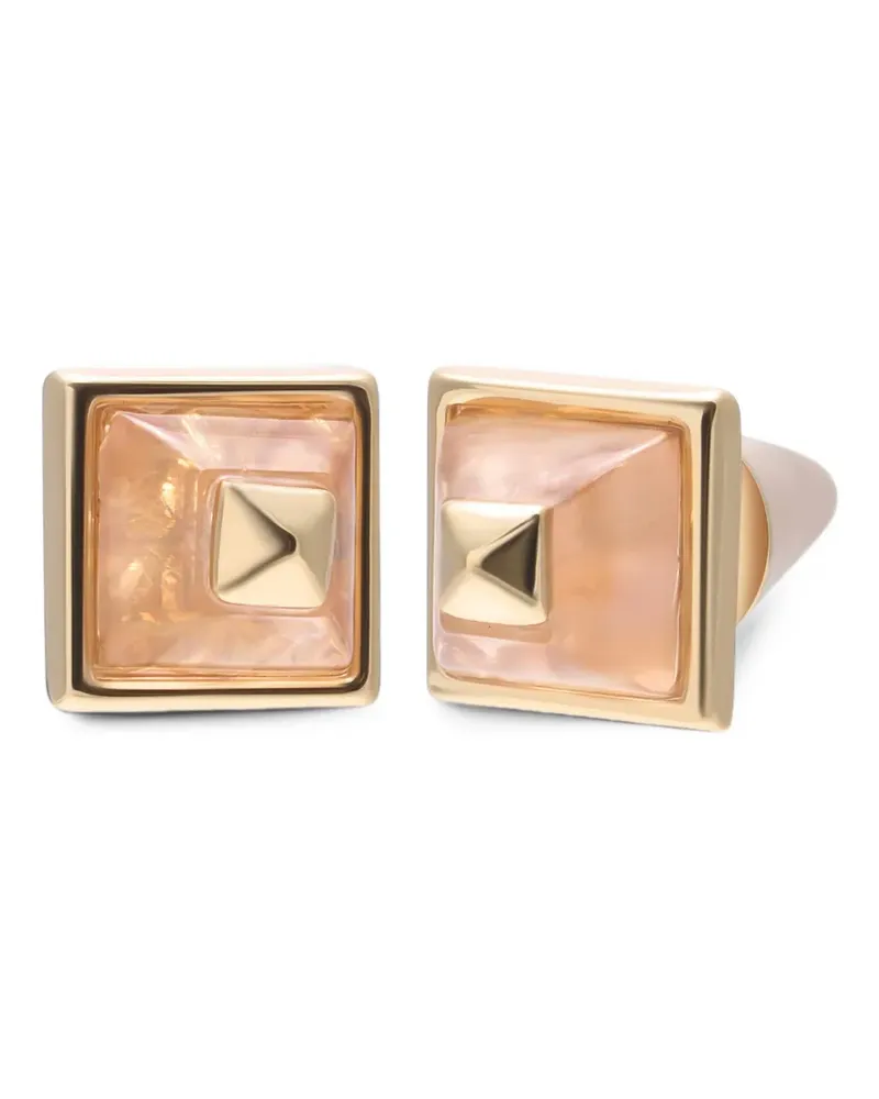 Eddie Borgo Sugarloaf Pyramid earrings - Gold Gold