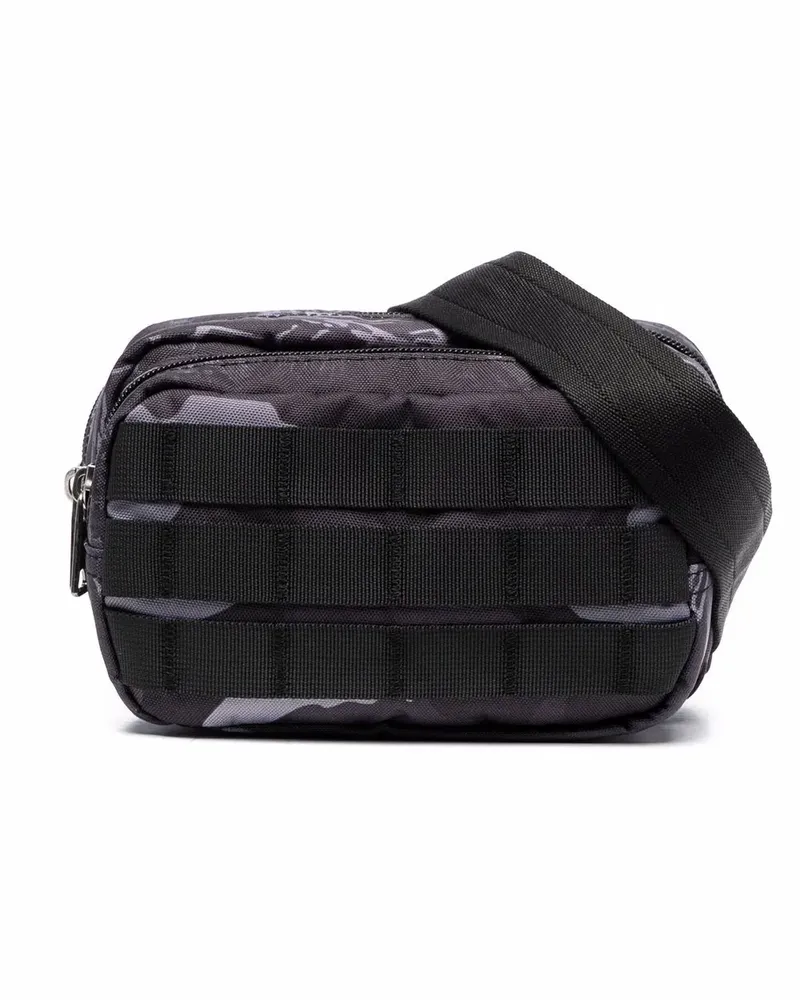 Diesel Gürteltasche mit Camouflage-Print - Schwarz Schwarz