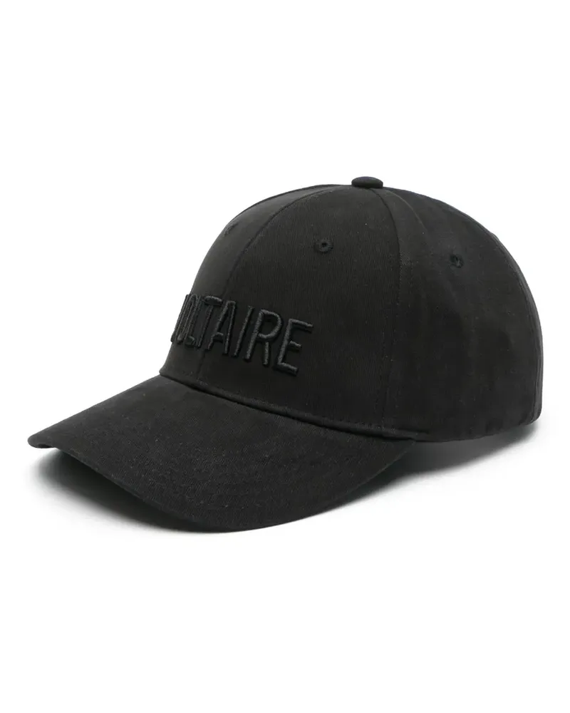 Zadig & Voltaire Baseballkappe mit Logo-Stickerei - Schwarz Schwarz