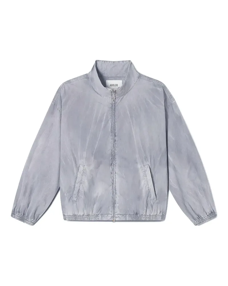 AGOLDE Marshall zip-up windbreaker - Grau Grau