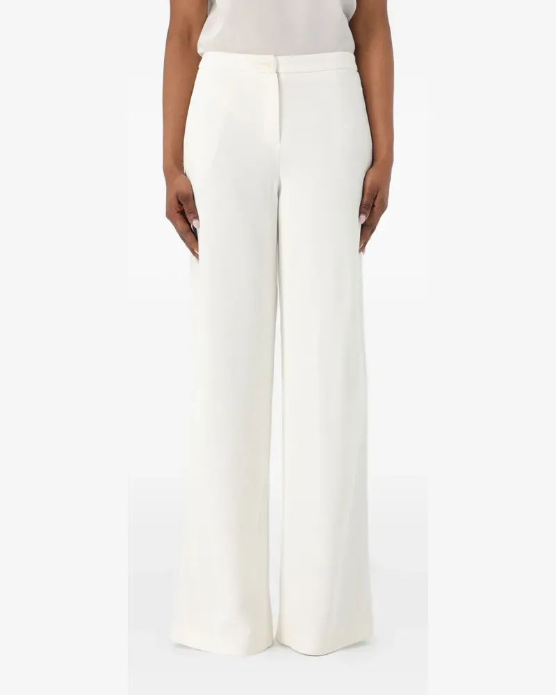 Emporio Armani Geknöpfte Hose - Weiß Weiß
