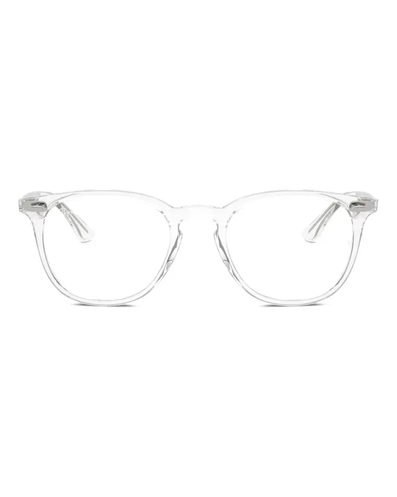 Ray Ban Brille mit ovalem Gestell - Weiß Weiß