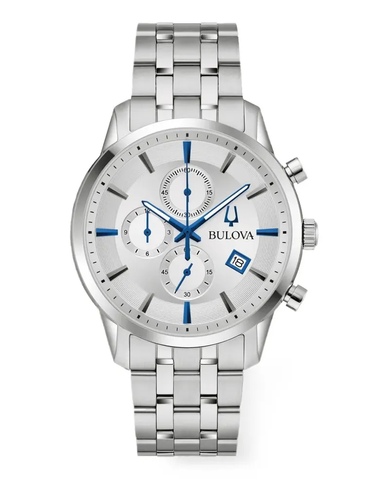 BULOVA Sutton Armbanduhr 41mm - Silber Silber