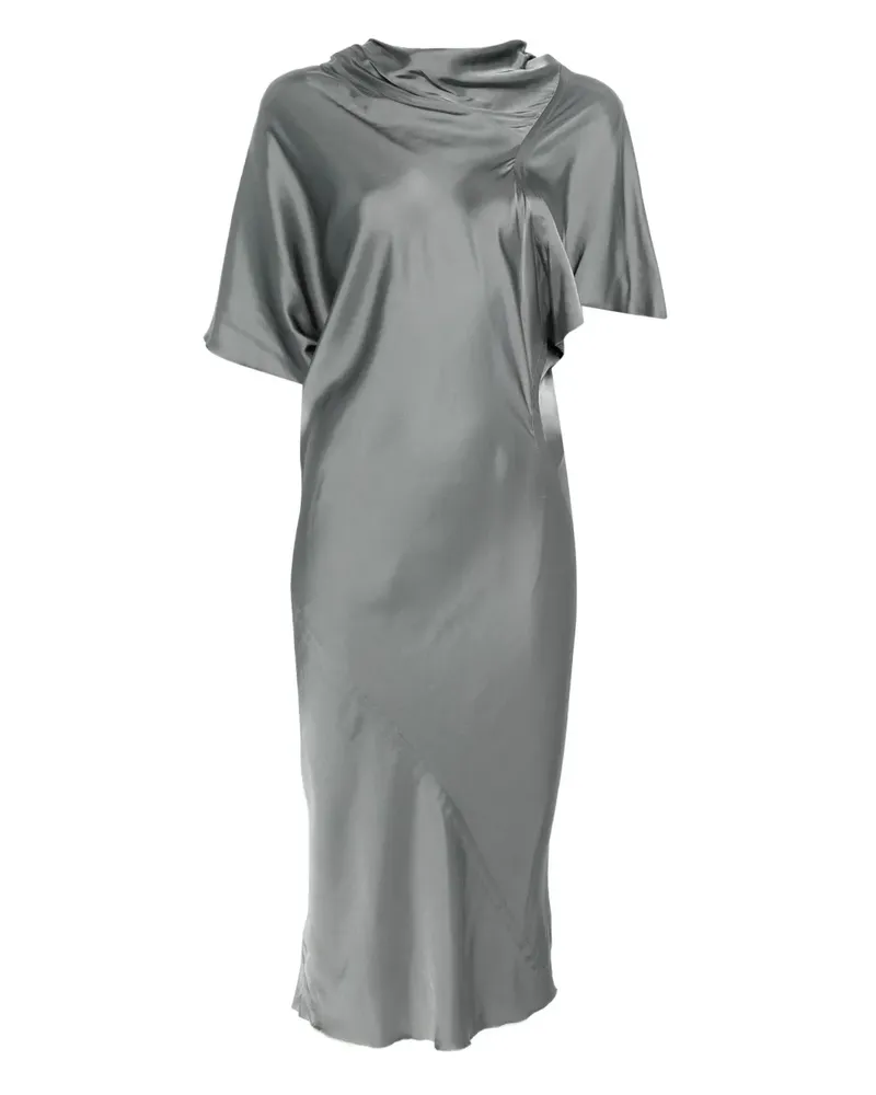 Rick Owens Drapiertes Minikleid - Grau Grau