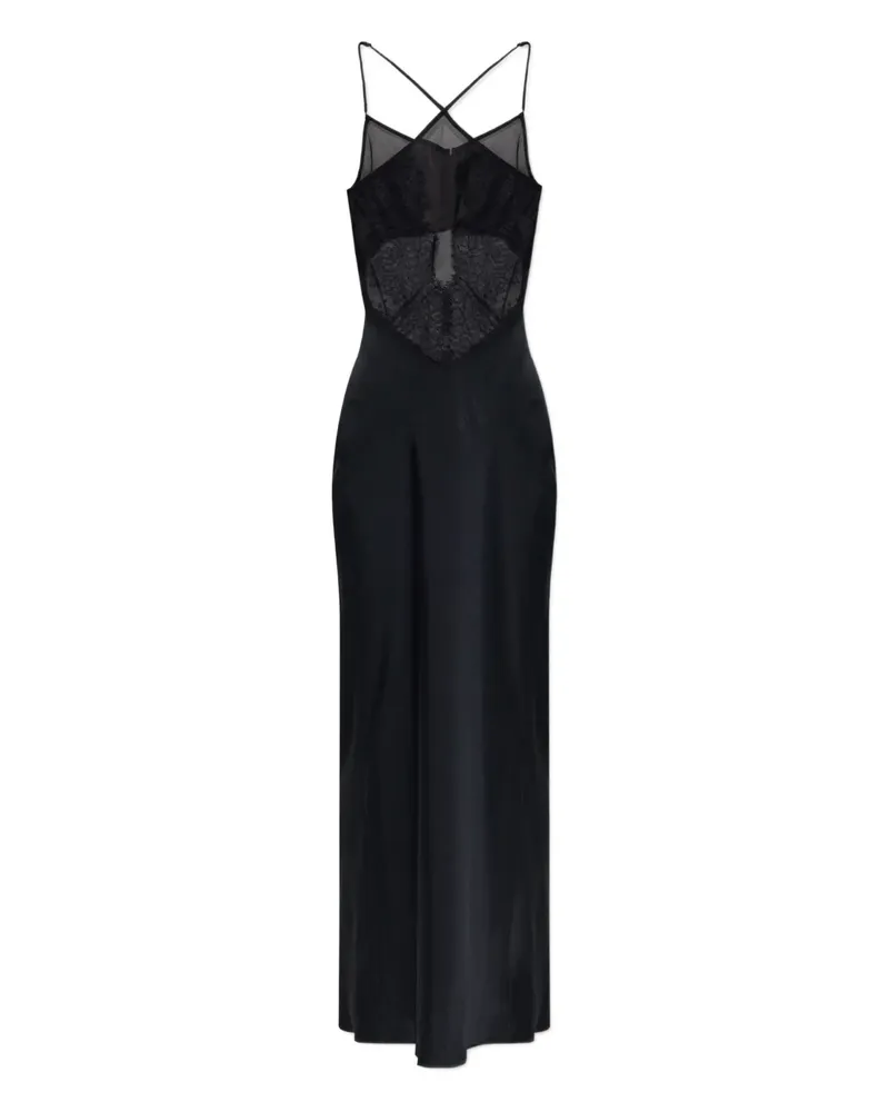 IRO Kleid mit Spitzenborten - Schwarz Schwarz