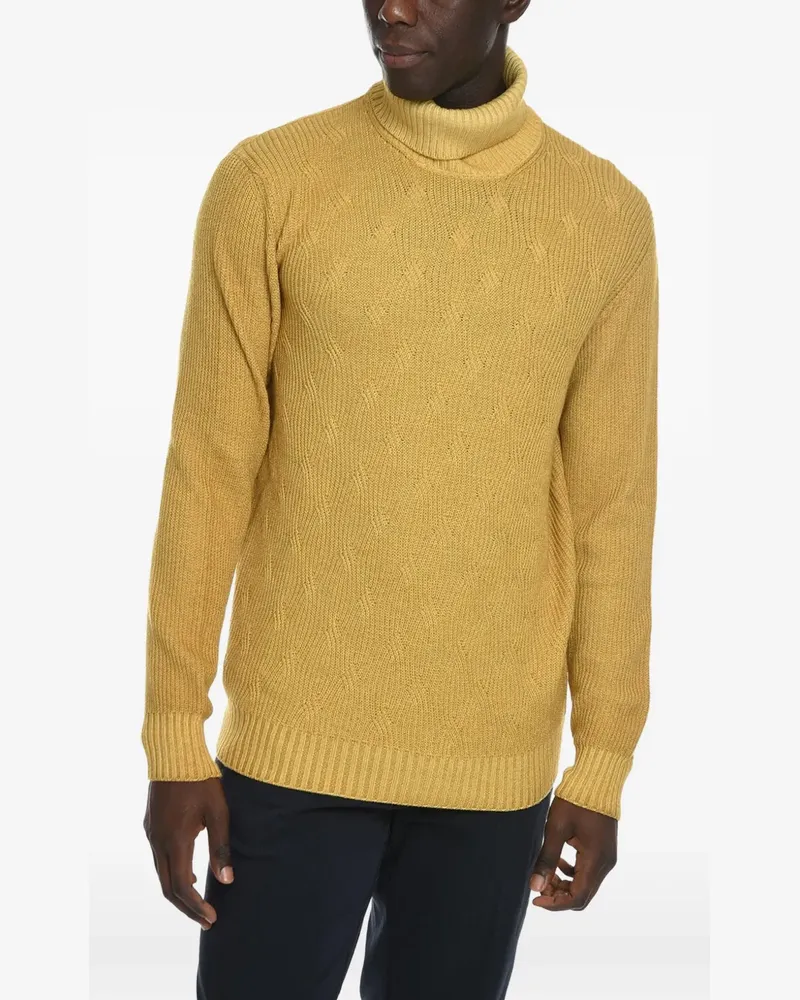 Corneliani Pullover mit Rollkragen - Gelb Gelb