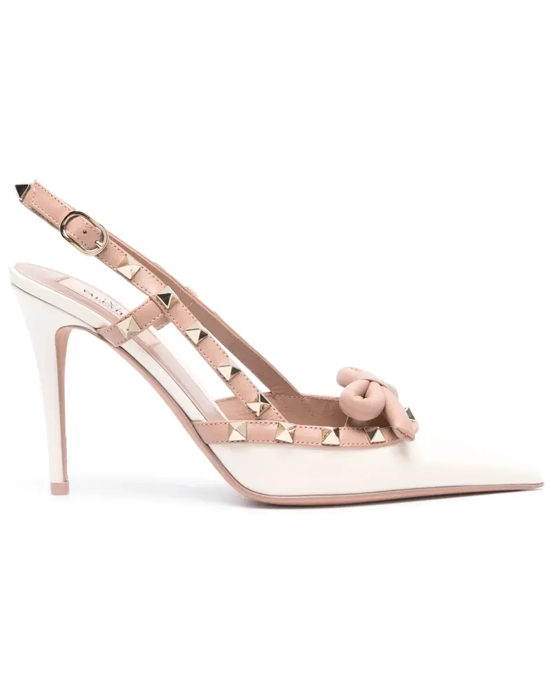 Valentino Garavani Pumps mit Schleife 105mm - Nude Nude