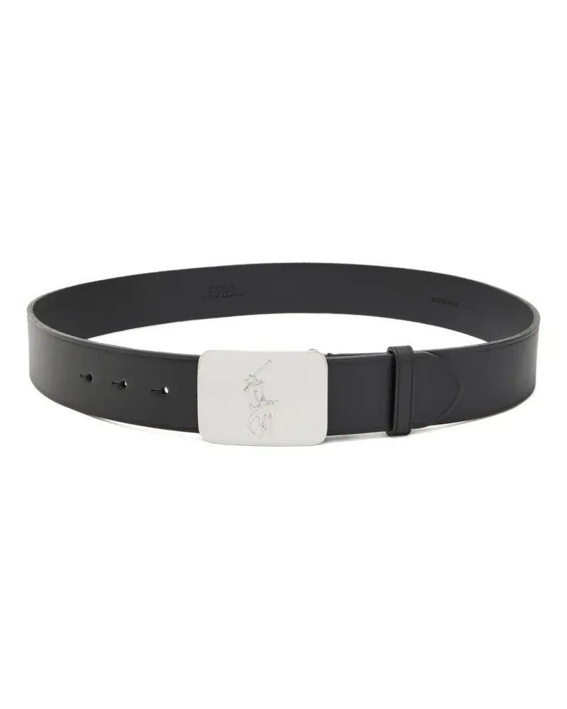 Ralph Lauren logo-buckle belt - Schwarz Schwarz