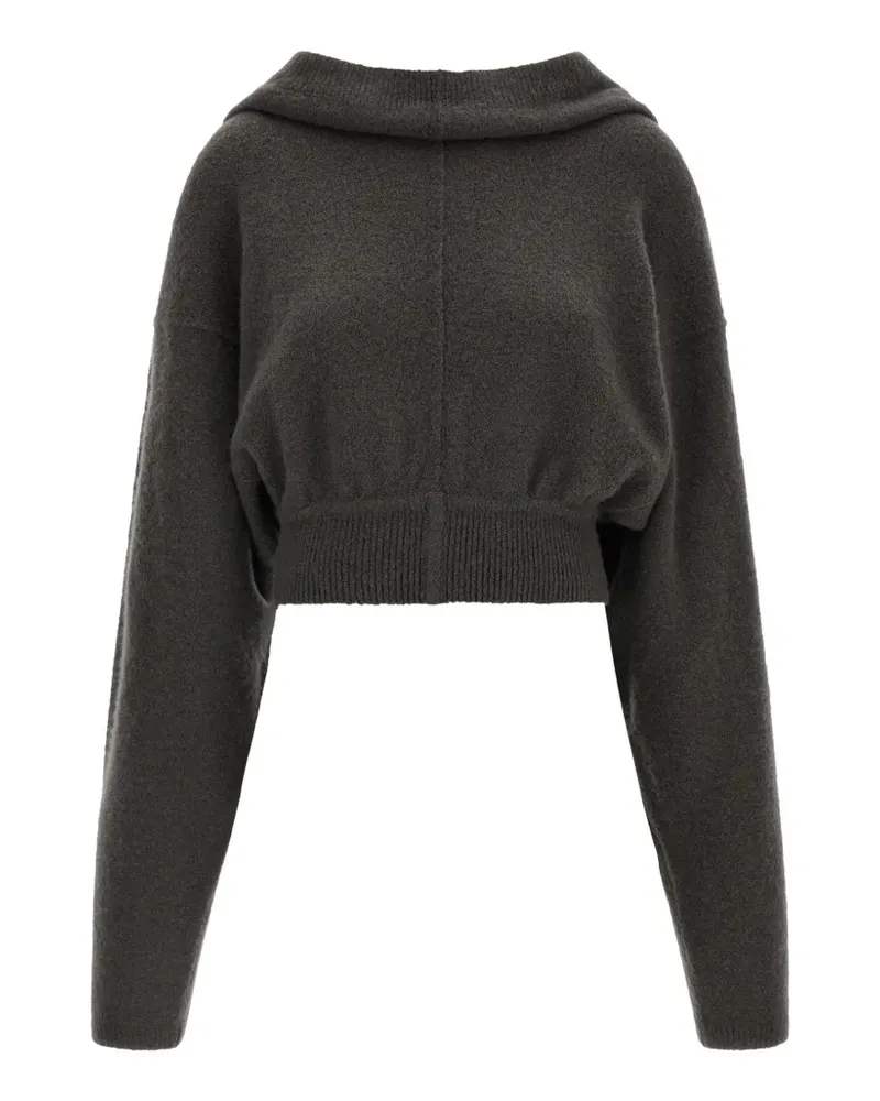 Rick Owens Tower Pull Hoodie - Grau Grau