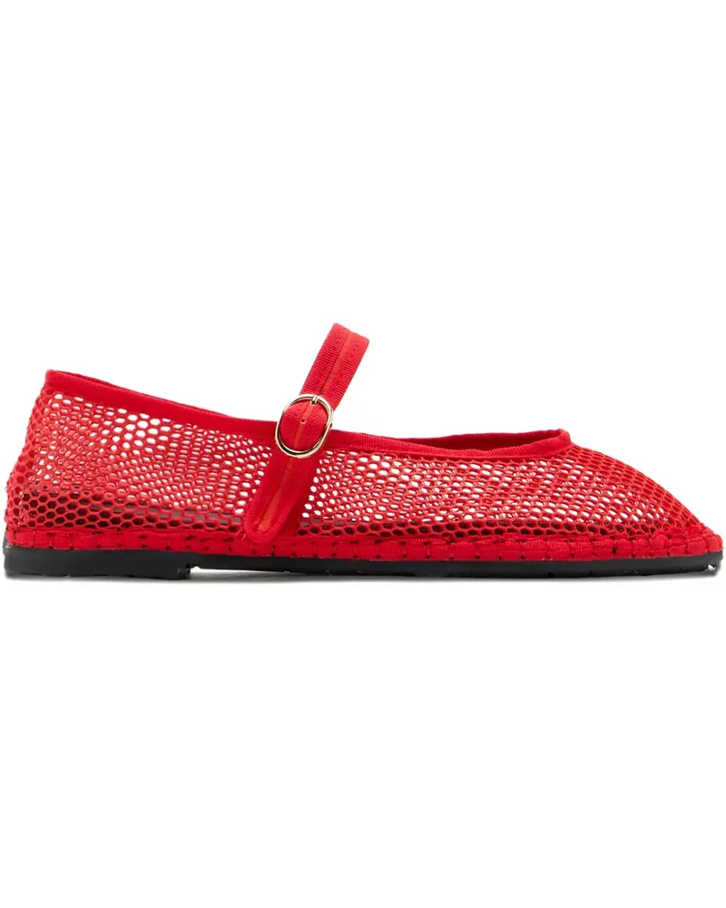 FLABELUS Isabella mesh strap espadrilles - Weiß Weiß