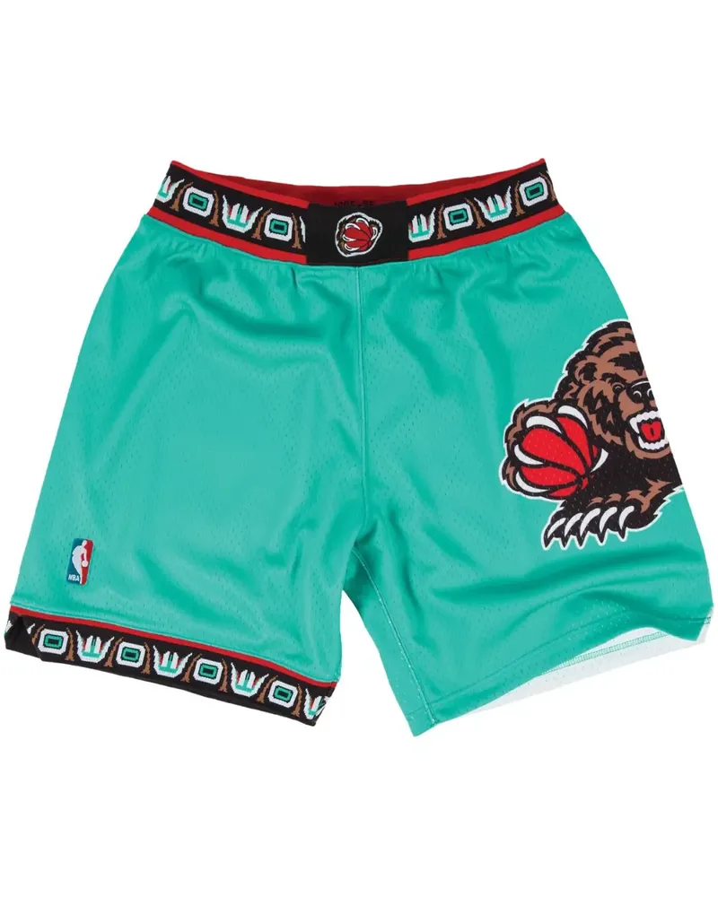 Mitchell & Ness NBA Vancouver Grizzlies 95-96 Basketball-Shorts - Grün Grün