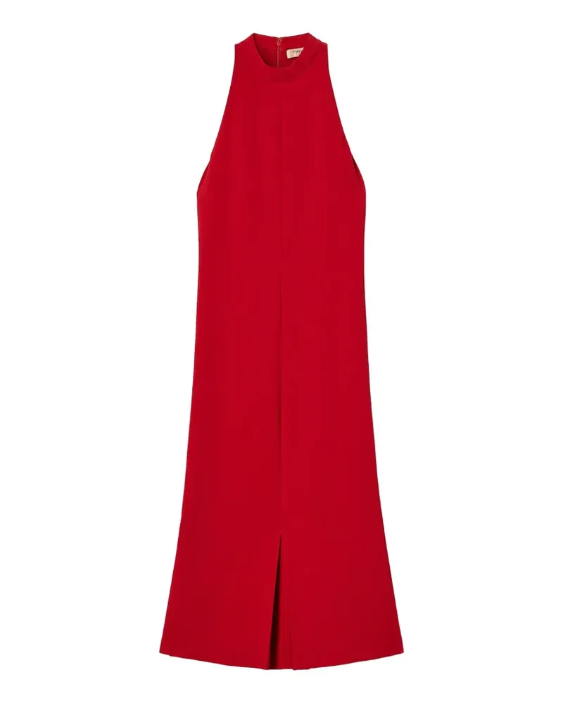 Twin-Set Neckholder-Kleid aus Krepp - Rot Rot
