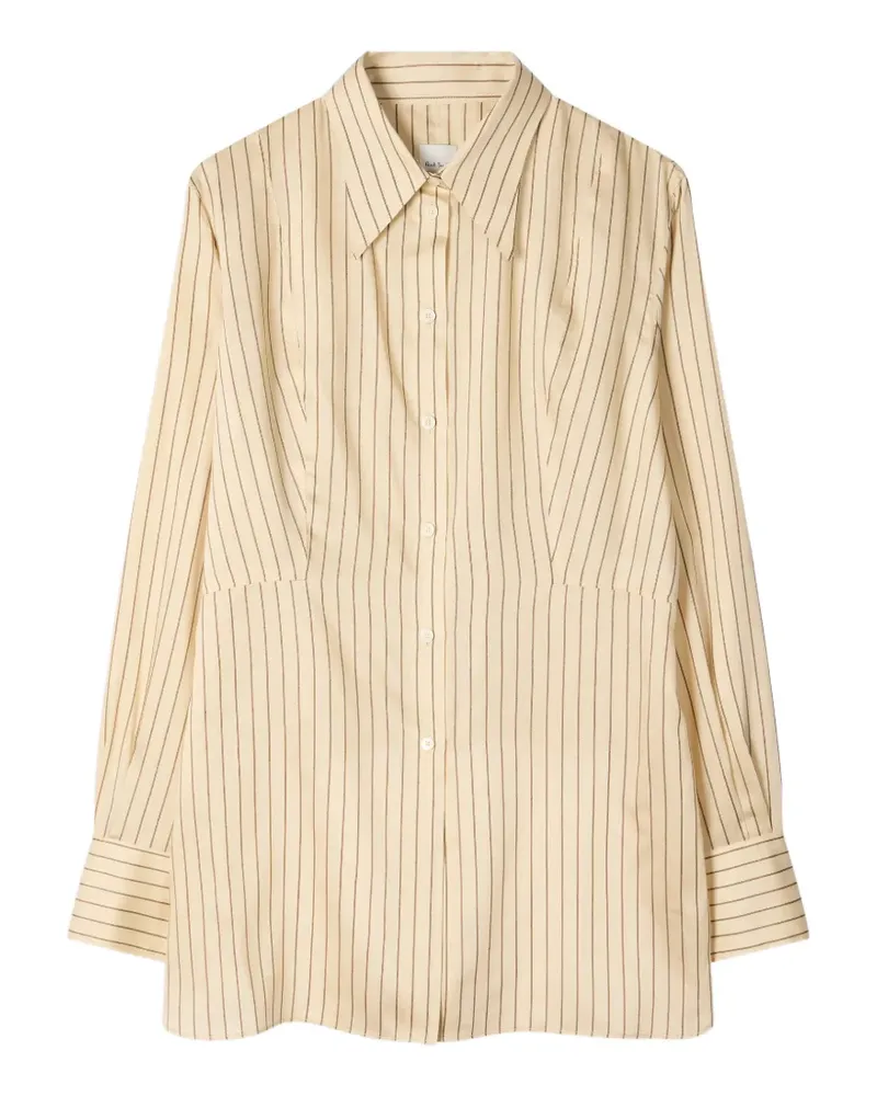 Paul Smith Gestreiftes Hemd im Westenstil - Nude Nude