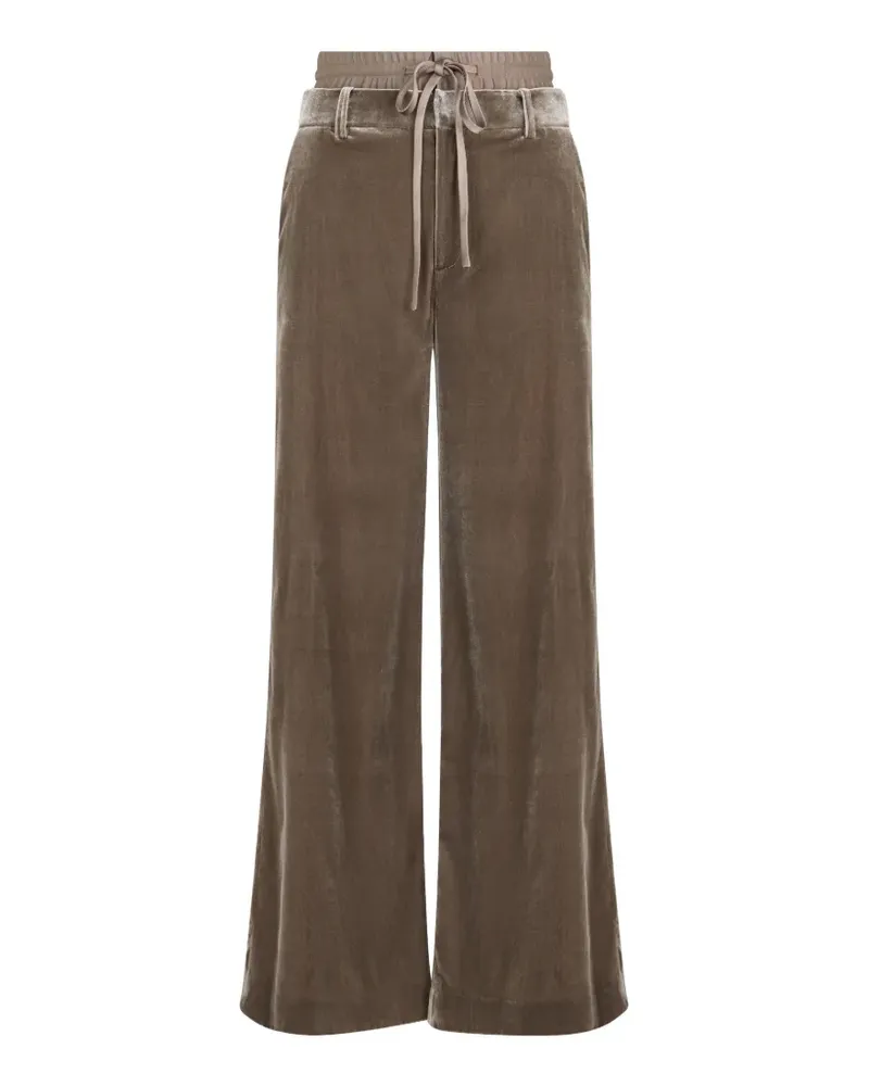 Monse Jogginghose mit doppeltem Bund - Braun Braun