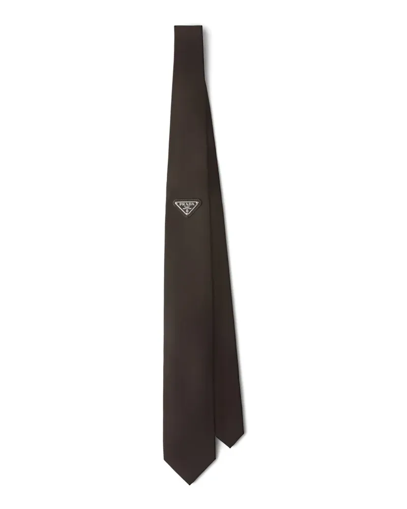 Prada Re-Nylon tie - Braun Braun