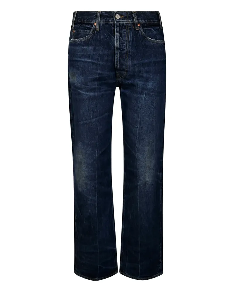 Cycle Jeans mit weitem Bein - Blau Blau