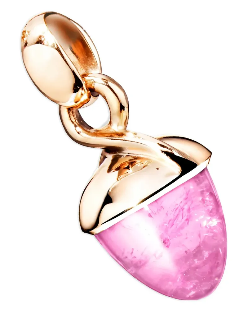 TAMARA COMOLLI 18K rose gold Mikado tourmaline pendant - Rosa Rosa