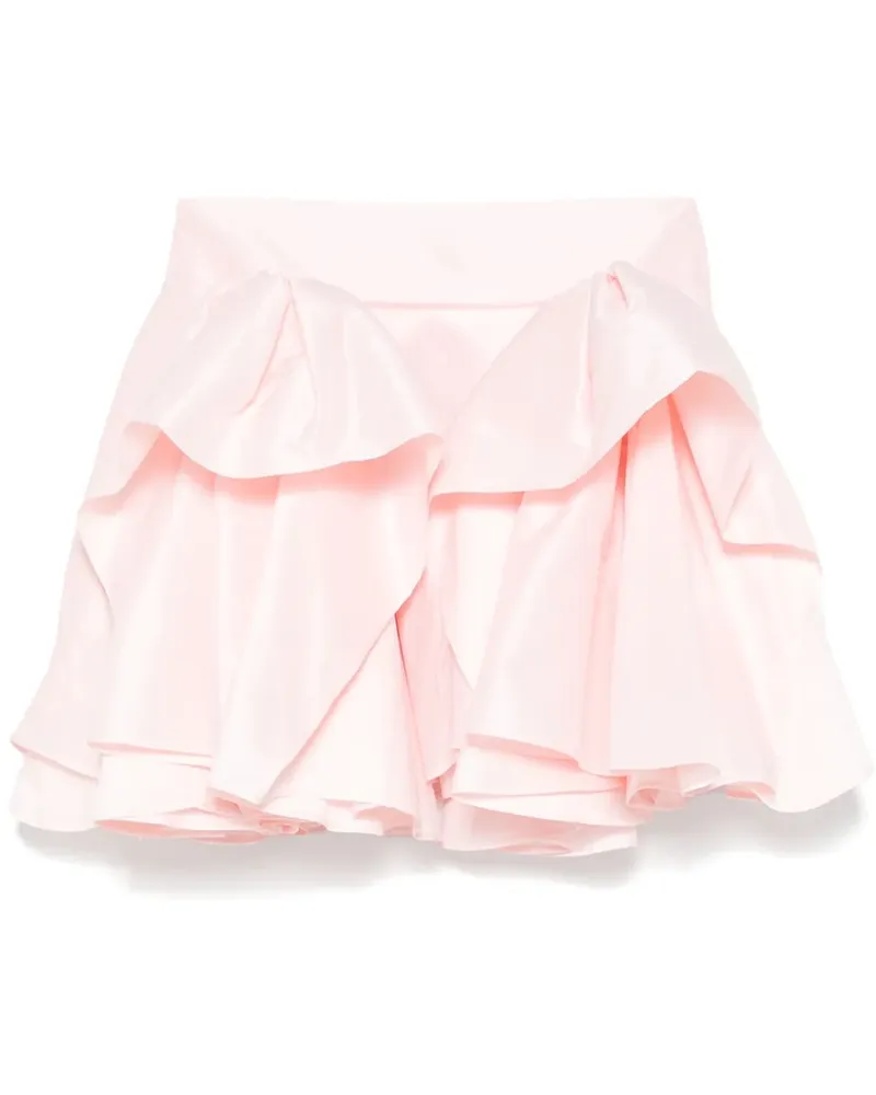 Viktor & Rolf Minirock mit Rüschen - PEACH Peach