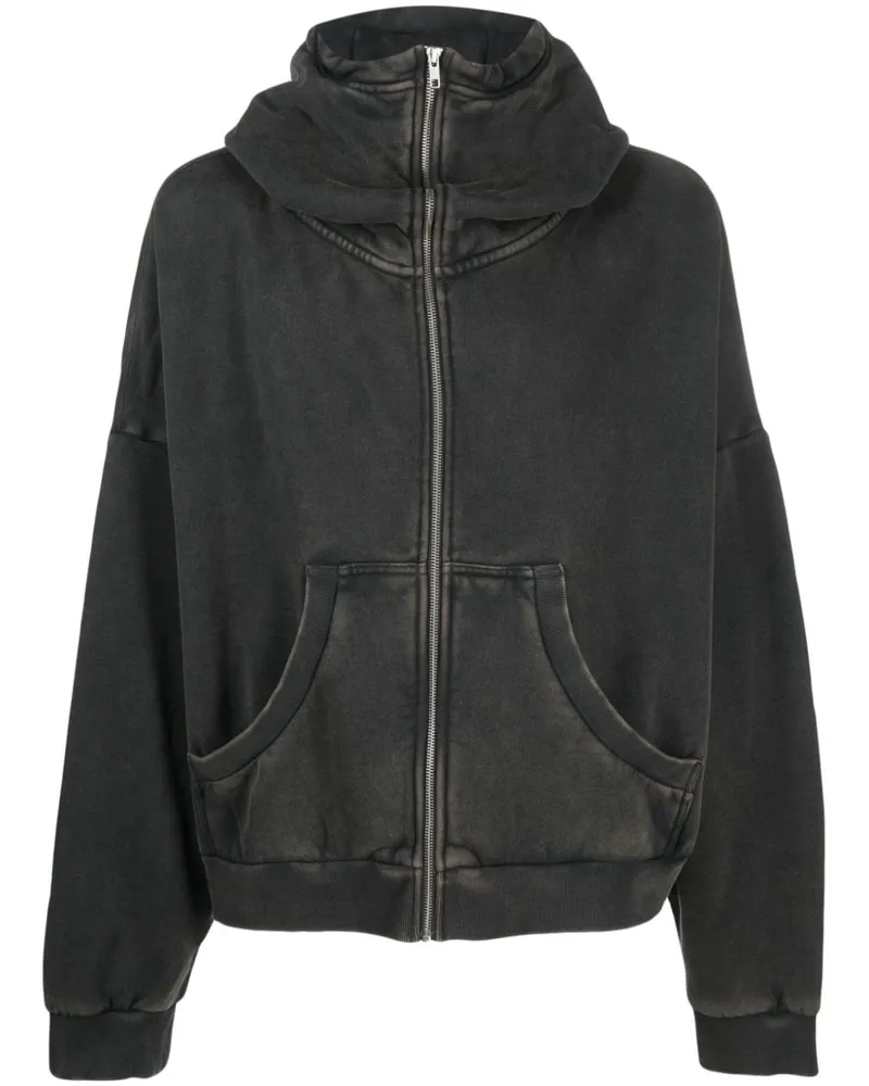 Entire Studios Kapuzenjacke mit Reißverschluss - Schwarz Schwarz