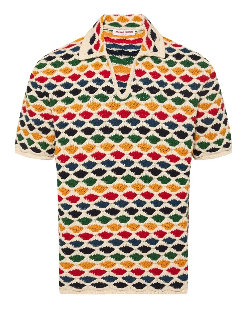 Orlebar Brown Batten V-neck T-shirt - Nude Nude