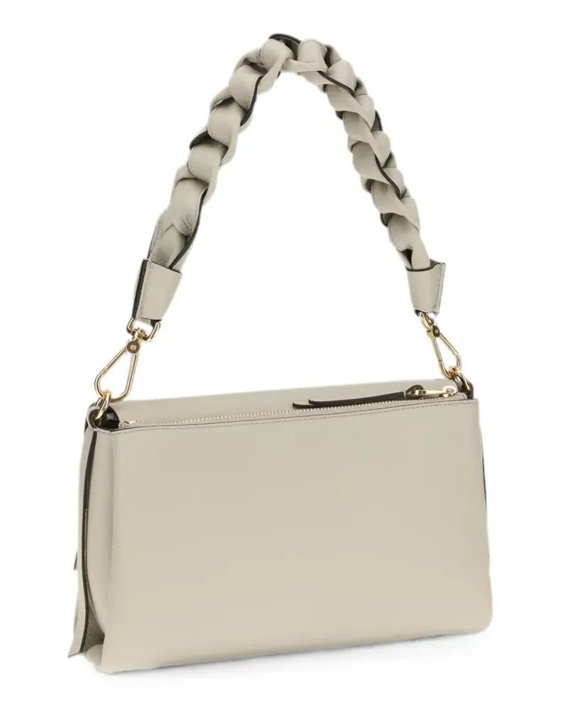 Coccinelle small Boheme leather shoulder bag - Nude Nude