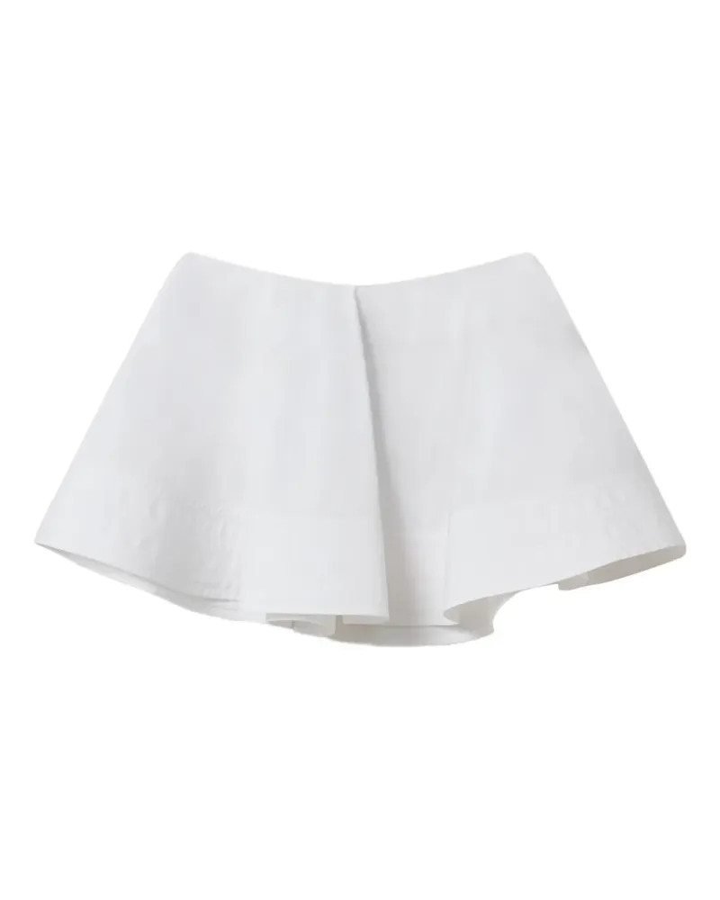 Stella McCartney Minirock in A-Linie - Weiß Weiß