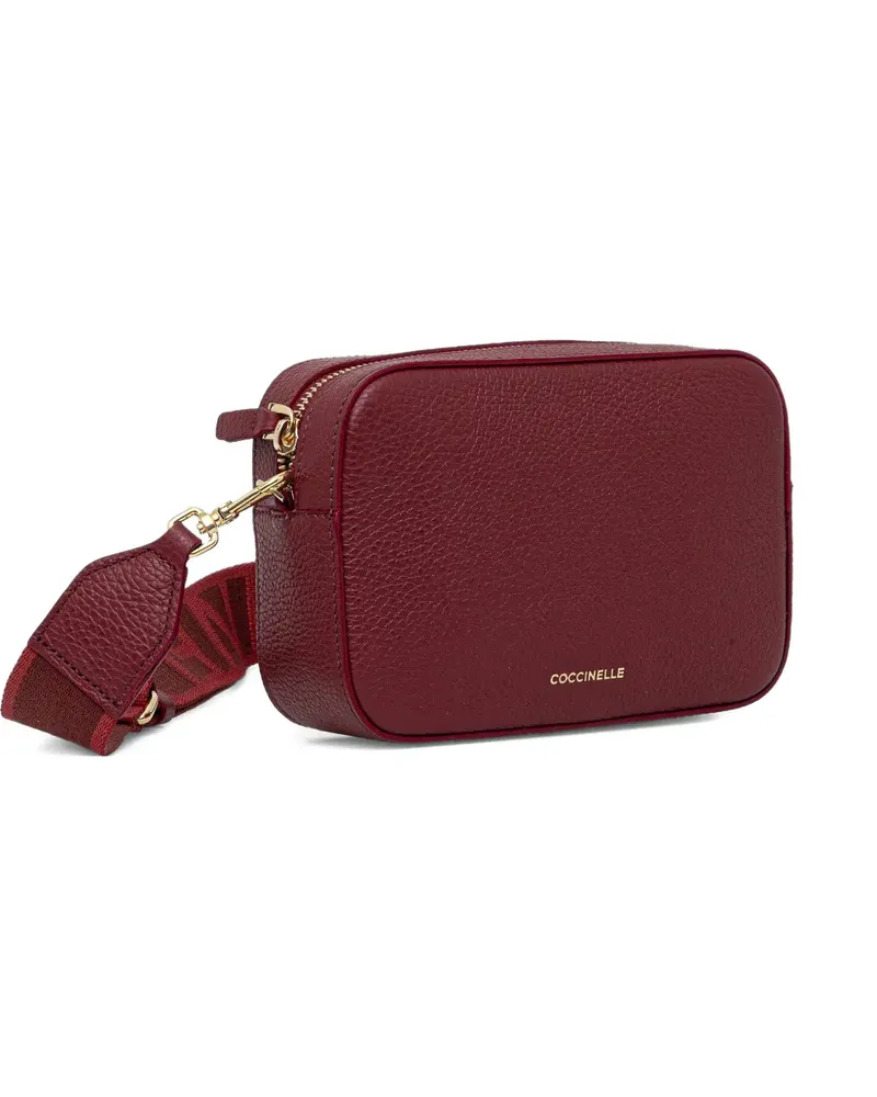 Coccinelle Umhängetasche mit Logo-Schriftzug - Rot Rot