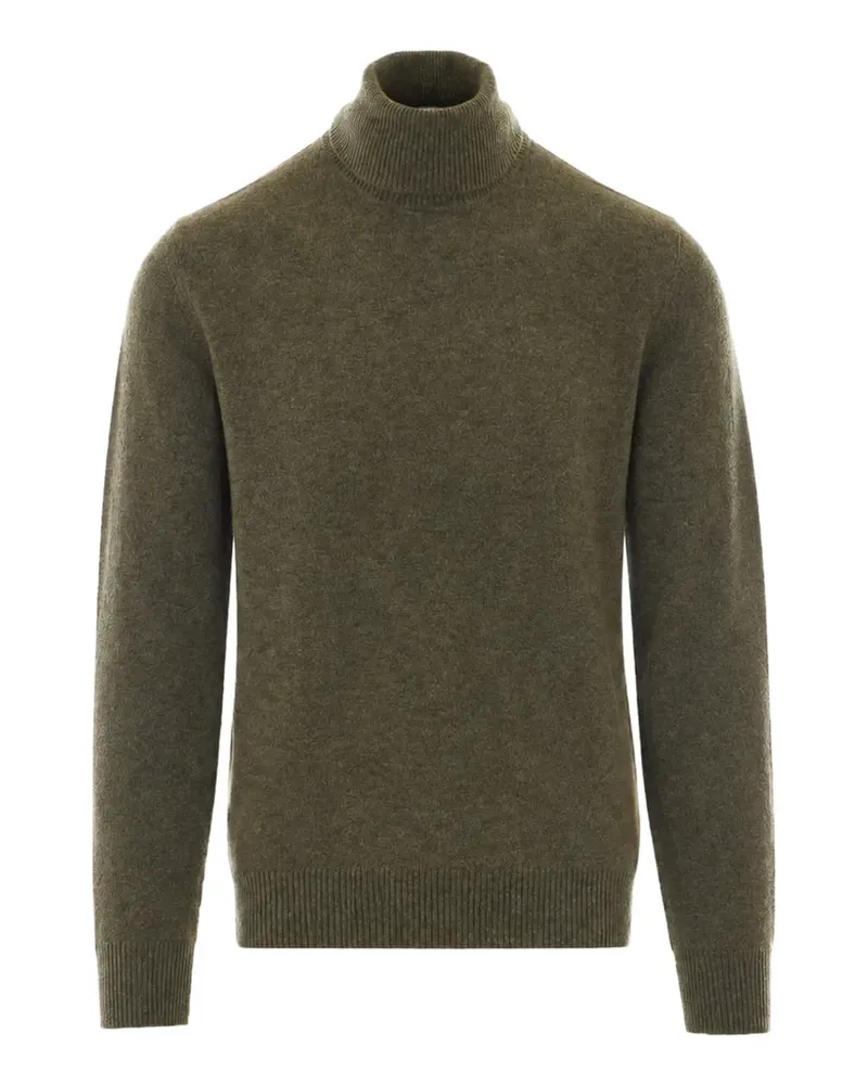 Alpha Studio high-neck wool sweater - Grün Grün