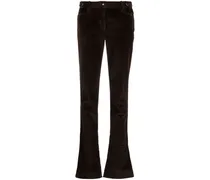 Ausgestellte Cordhose - Braun