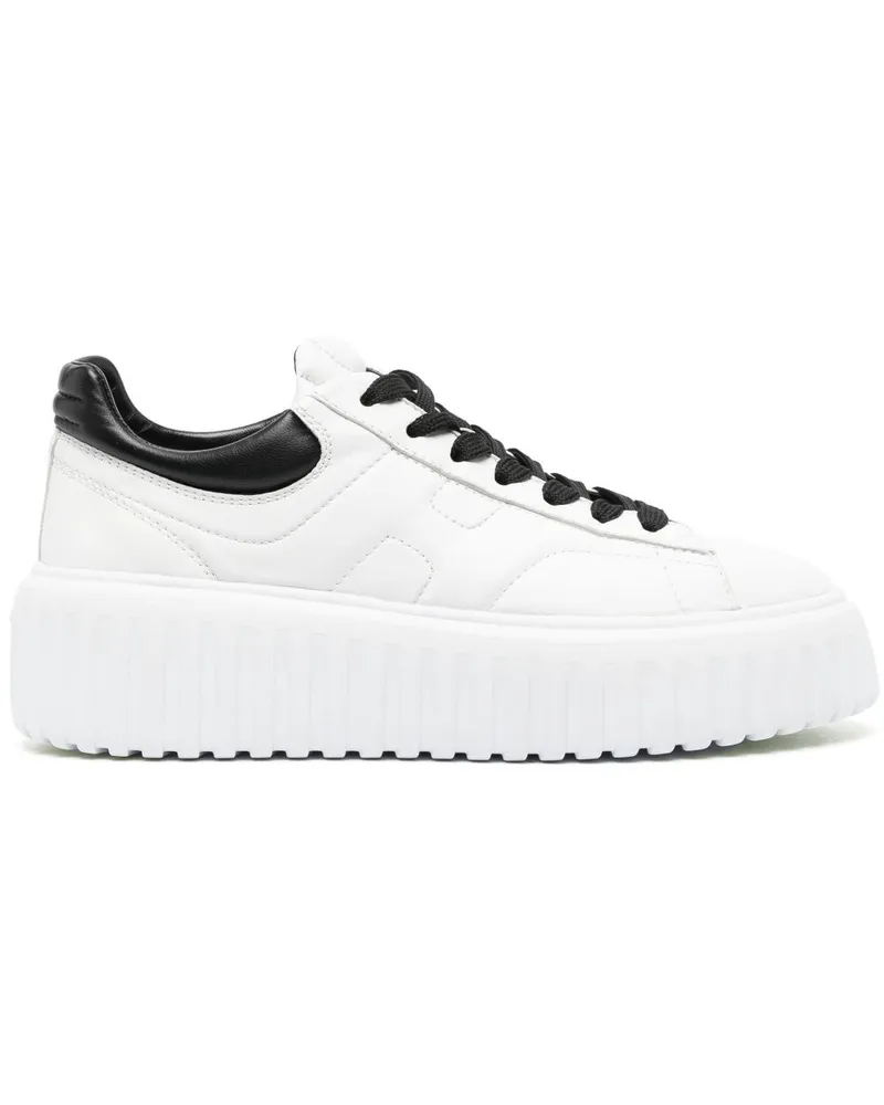 Hogan Sneakers mit Logo-Stickerei - Weiß Weiß