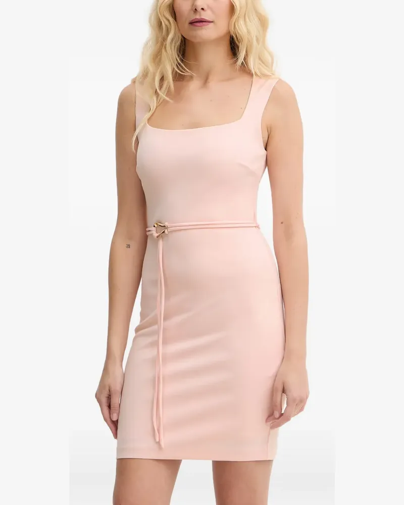 Guess Minikleid mit eckigem Ausschnitt - Rosa Rosa