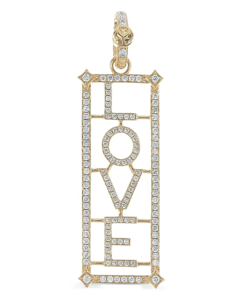 Loree Rodkin 14kt Love Diamond Gelbgoldhalskette Gold
