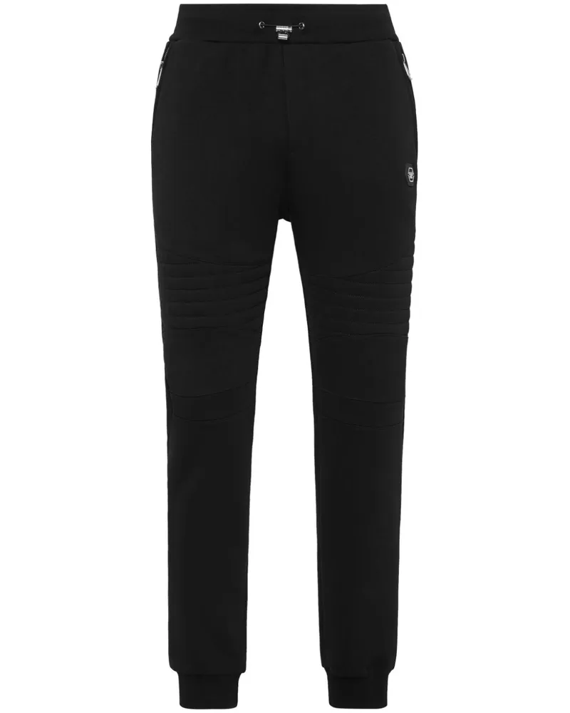 Philipp Plein Jogginghose mit Reißverschluss - Schwarz Schwarz