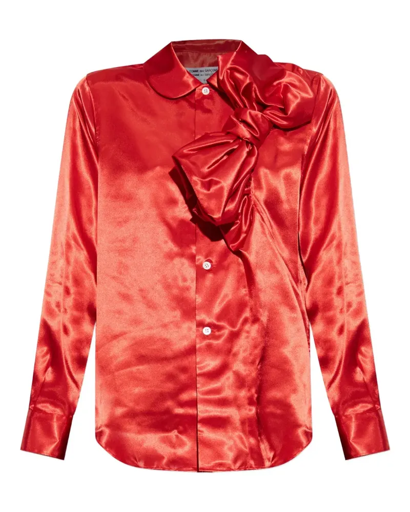 Comme des Garçons bow-embellished blouse - Rot Rot