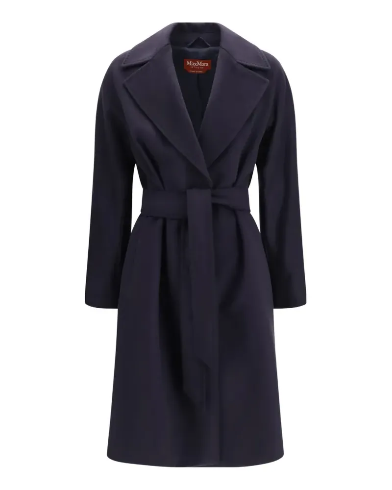 Max Mara Dravenna Mantel mit fallendem Revers - Blau Blau